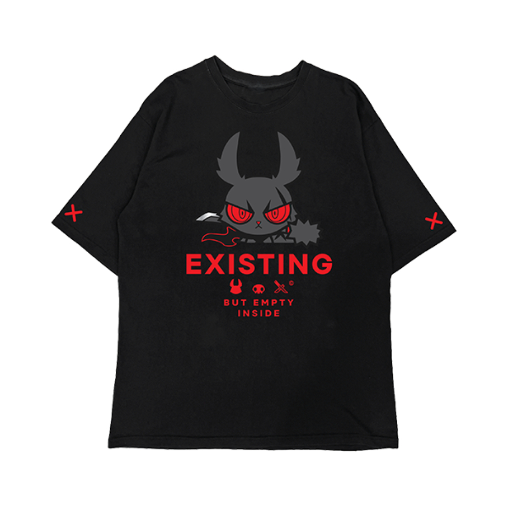 เสื้อยืด DARK RABBIT (EXSITING/BLACK) T-SHIRT