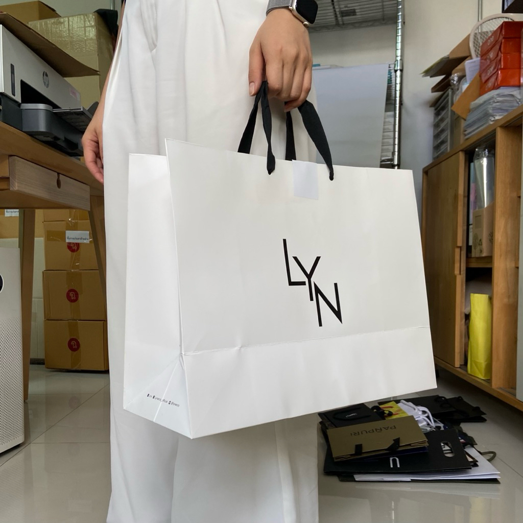 Lyn, Lynn around-ถุงกระดาษแบรนด์เนมแท้💯💯,ไซส์S-M-L-XL