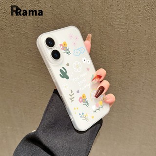 เคสโทรศัพท์มือถืออะคริลิคใส For iPhone 15 14 11 13 12ProMax X XS 7 8Plus โลกที่มีสีสันกันกระแทก ส่งจากไทยสินค้า