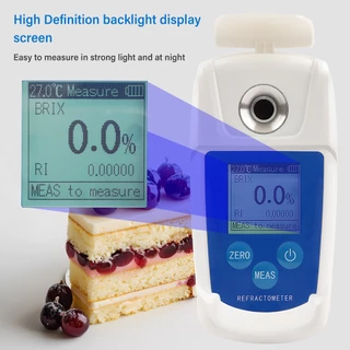 RCYAGO High Precision เครื่องวัดบริกซ์ 0-55% ดิจิทัล วัดน้ำตาลในผลไม้ น้ำผลไม้ เครื่องดื่ม การเกษตร