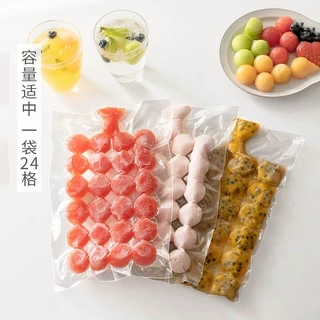 ถุงทำน้ำแข็ง แพ็ค 10 ชิ้น ทำได้ 240 ก้อน /1707