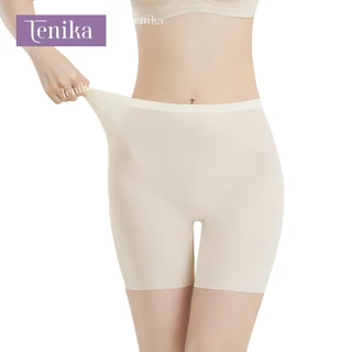 TENIKA เอวสูง กางเกงกันโป๊ Ice Silk Safety pants กางเกงซับใน 2 in1 สบาย ขาไม่ม้วน
