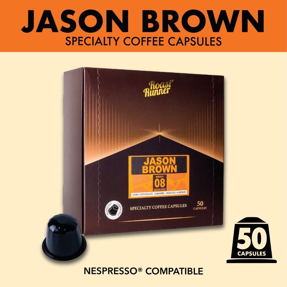 [ แพคใหญ่ ]  กาแฟแคปซูล Jason Brown Specialty Coffee Capsules (Nespresso  Compatible)