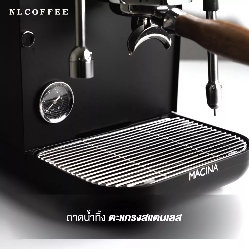 MACINA Luna เครื่องชงกาแฟสด ดีไซน์มินิมอล ระบบ Auto Steam สำหรับ Home Barista และ คาเฟ่ขนาดเล็ก thumbnail 9