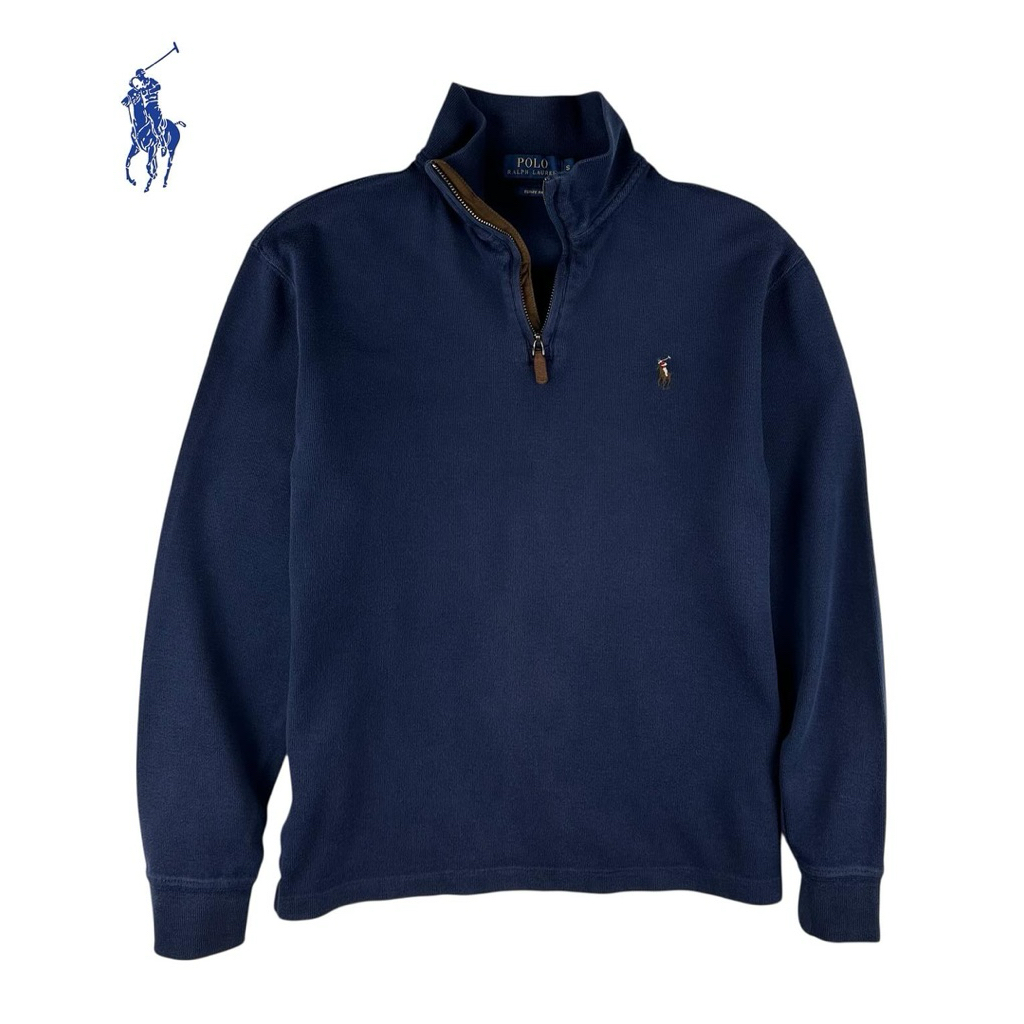 Ralph Lauren Estate-Rib Quarter-Zip Pullover Size S อก 42“