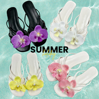 🌺SUMMER🌼รองเท้าแตะหนีบสวมหนังนิ่มงานแฮนเม้ดคนไทย รองเท้าแตะด…