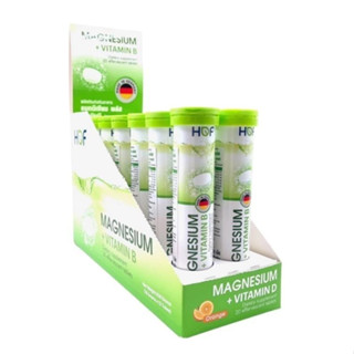 HOF Magnesium +Vitamin B ผลิตภัณฑ์เสริมอาหารแบบเม็ดฟู่ แมกนี…