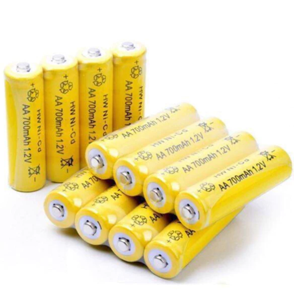 ถ่านชาร์จ AA 700 mah 3ก้อน + AAA 600 mah 3ก้อน + ที่ชาร์จ แบบรางชาร์จ