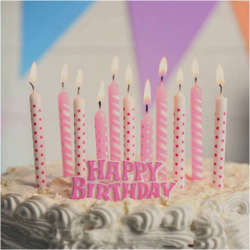 เทียนวันเกิด เทียนปักเค้ก , เทียนปาร์ตี้ น่ารักBirthday candles, cake candles, party candles, cute s