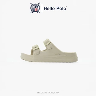 Hello Polo รองเท้าแตะผู้ชาย รองเท้าแตะสายคาดคู่ รองเท้าแตะเพื่อสุขภาพ วัสดุ EVA กันลื่น พื้นหนา ทนต่อการสึกหรอ HP8051