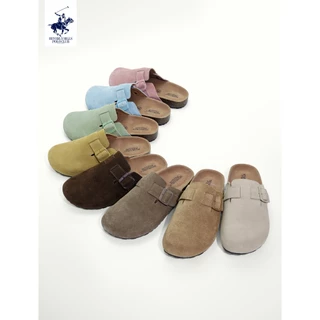 BEVERLY HILLS POLO CLUB New In! รองเท้าแตะสวมหนังกลับ รุ่น LAS9001 สำหรับคุณผู้หญิง