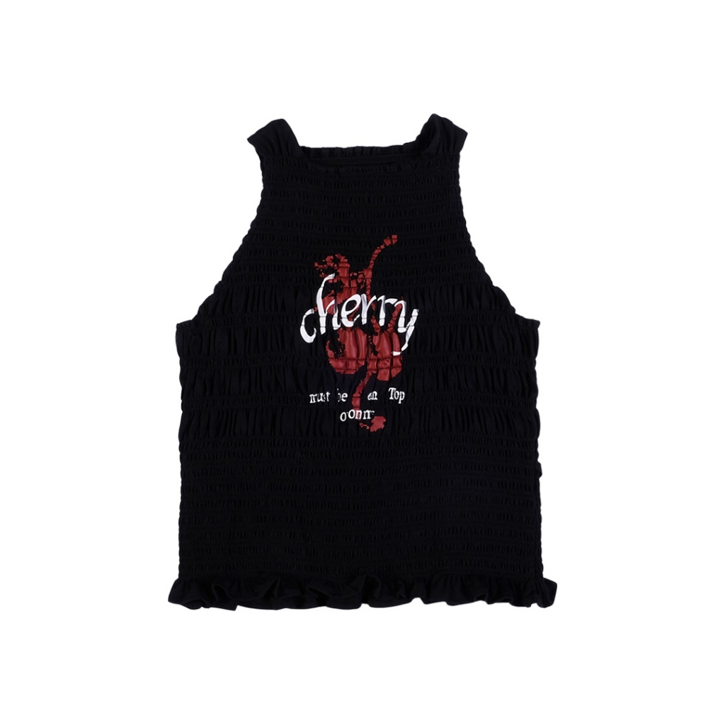 FRANK! Smock Ribbon Tank top