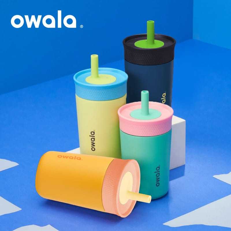 พร้อมส่ง🎉 💯‼️Owala Tumbler  Kids Stainless Steel Tumbler 12 oz.