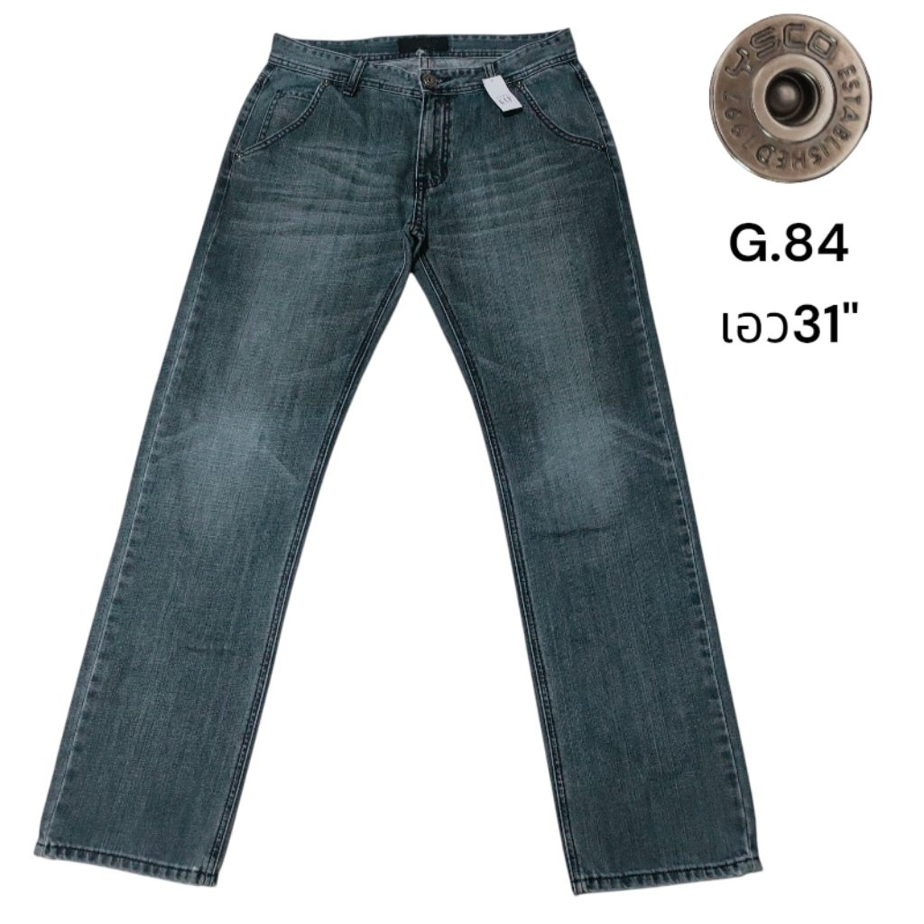 YISHION เอว31" กางเกงยีนส์ชายมือสอง