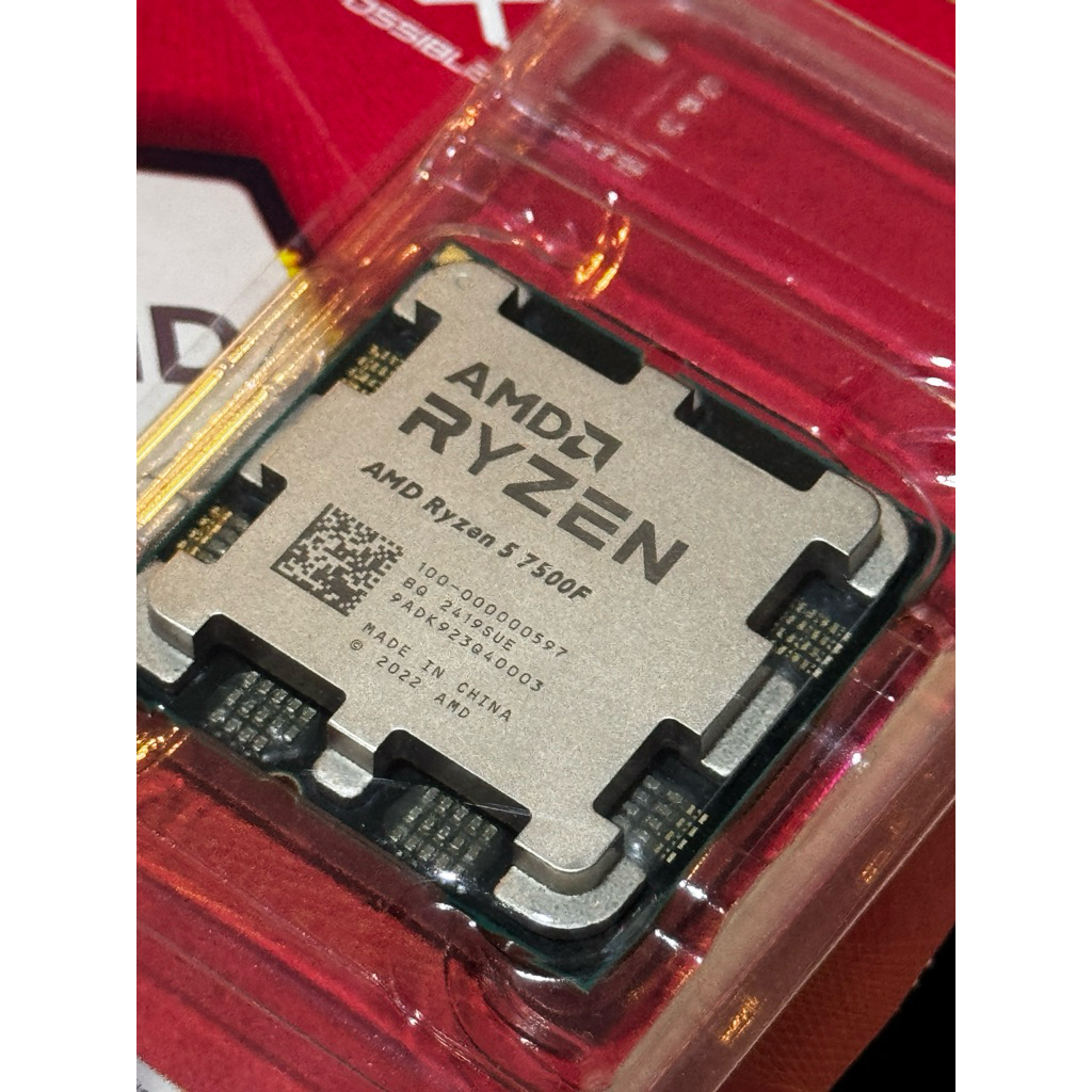AMD RYZEN 5 7500F (6Cores/12Threads) AM5 ประกันร้าน มือ1 (มีของพร้อมส่งด่วน)