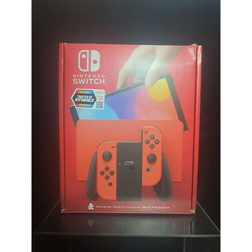nintendo switch oled mario red edition