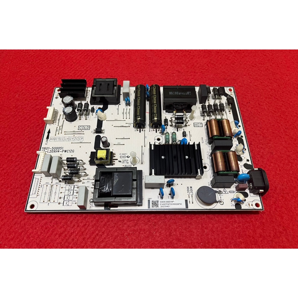 ซัพพลายทีวียี่ห้อTCL ทีซีแอล รุ่นที่ใช้งาน 55C645พาร์ท40-L20XH4-PWC1ZG(แท้ถอด)