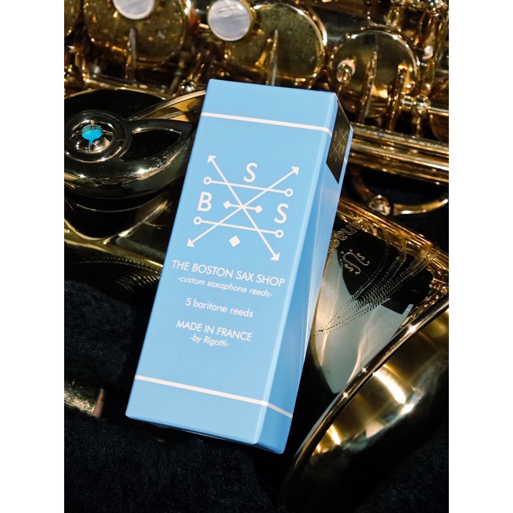 ลิ้นบาริโทนแซกTHE BOSTON SAX SHOP custom Baritone saxophone reeds Blue Label