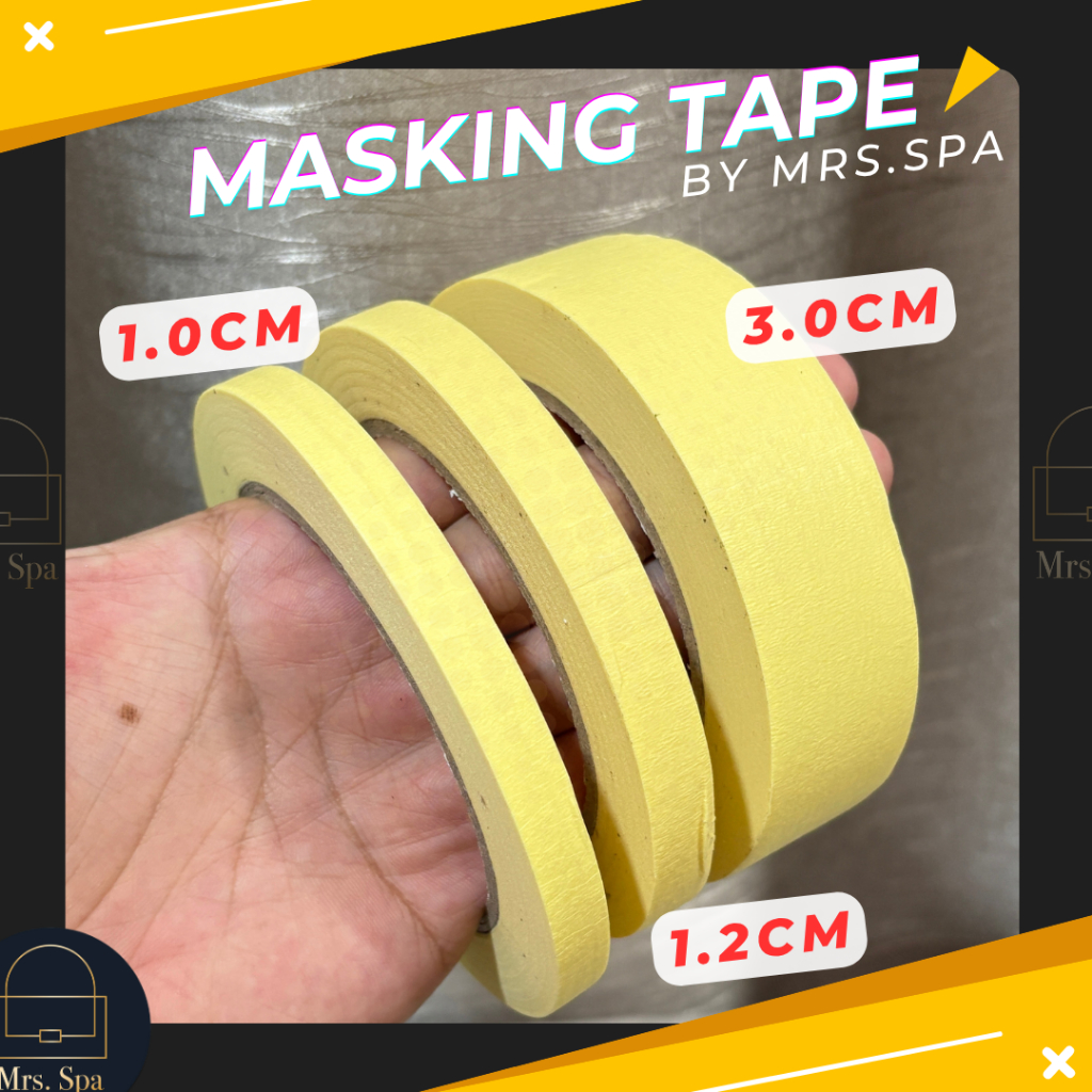 เทปกาวเรียบ บังพ่น ทำสีกระเป๋าแบรนด์เนม Masking Tape by MRS.SPA