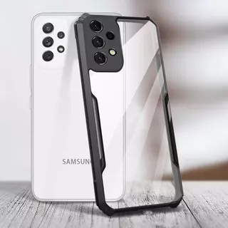 เคสขอบสี หลังใส สำหรับSamsung A52 A52S A53 A73 A02S A03S A23 A33 A50 A30S M32 A12 M12 A02 M02 A03 A32 5G A22เคสกันกระแทก