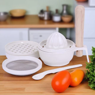 CAMERA | C-8019 ชุดทำอาหารเด็ก คั้นน้ำผลไม้ ชามบด 7 ชิ้น Baby Food Maker 7 pcs.