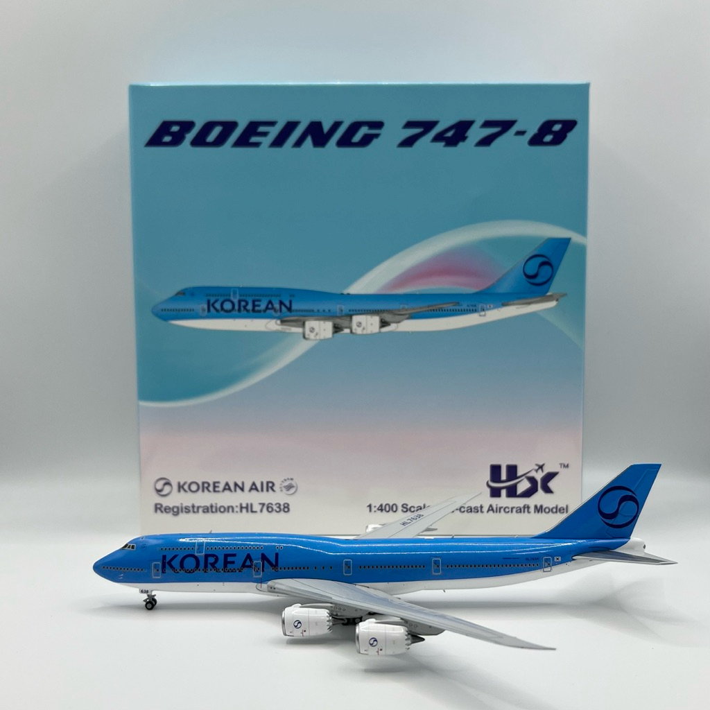 โมเดลเครื่องบิน KOREAN AIR B747-8 HL7638 [พร้อมส่ง]