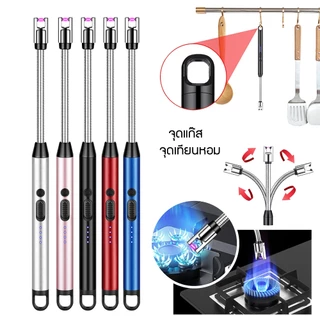 ไฟแช็ค ที่จุดไฟ เตาพกพา หัวฟูแฟชั่น แบบไฟฟ้า ชาร์จ USB