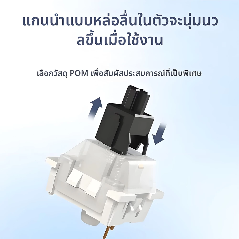 ​​สวิตช์คีย์บอร์ดแมคคานิคอล 3ขากันฝุ่น รีเมมเบรกเกอร์กางเขนร้อนใส่ได้ทันที สำหรับเกมมิ่งพีซี​​ thumbnail 7