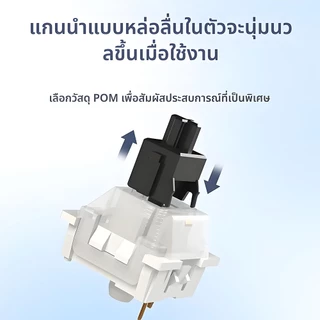​​สวิตช์คีย์บอร์ดแมคคานิคอล 3ขากันฝุ่น รีเมมเบรกเกอร์กางเขนร้อนใส่ได้ทันที สำหรับเกมมิ่งพีซี​​