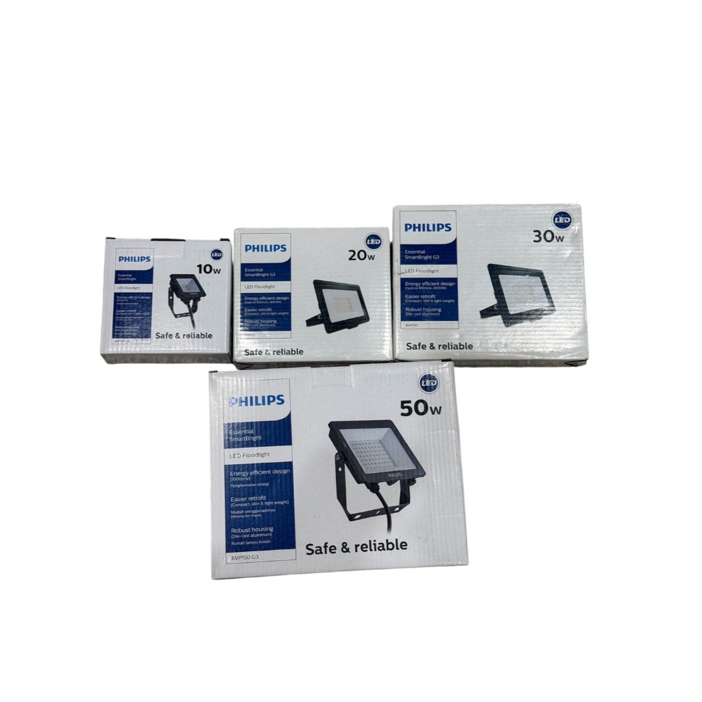 PHILIPS โคมฟลัดไลท์ สปอร์ตไลท์ SmartBright LED รุ่น BVP150 220V 20W 30W 50W DAY แสงขาว และ Warm White และ Coolwhite4000K