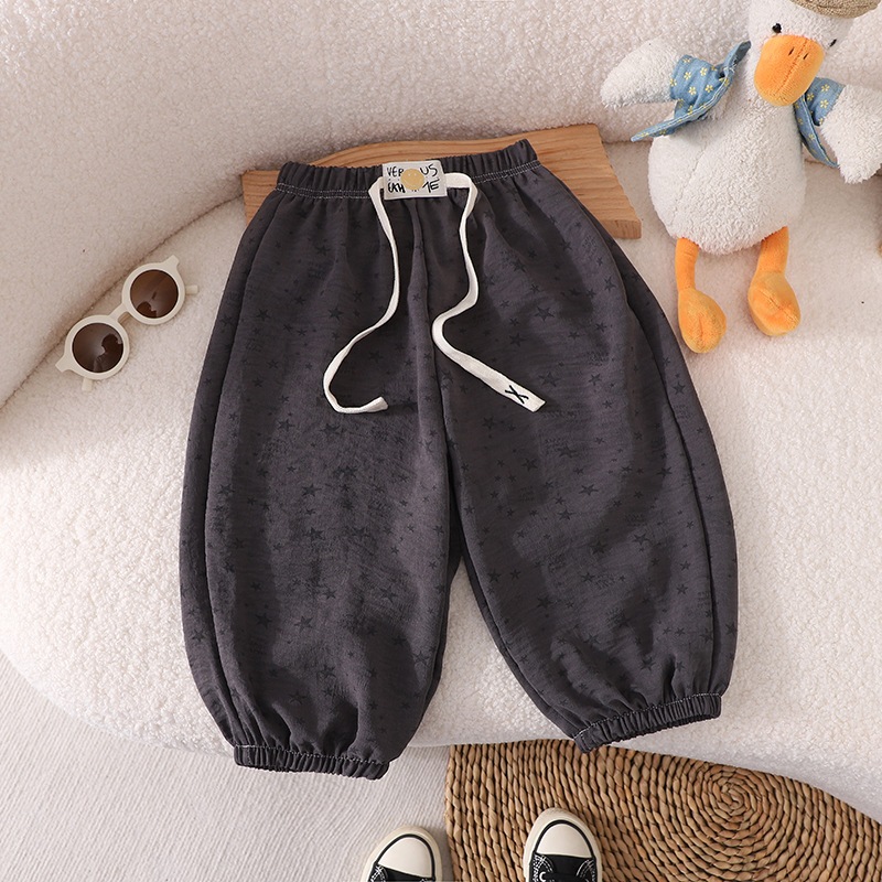 กางเกงโคมไฟเด็กผู้หญิง กางเกงลำลองเด็กผู้หญิง เอวยางยืด ลายสก๊อต สไตล์เกาหลี - รูปที่ 3