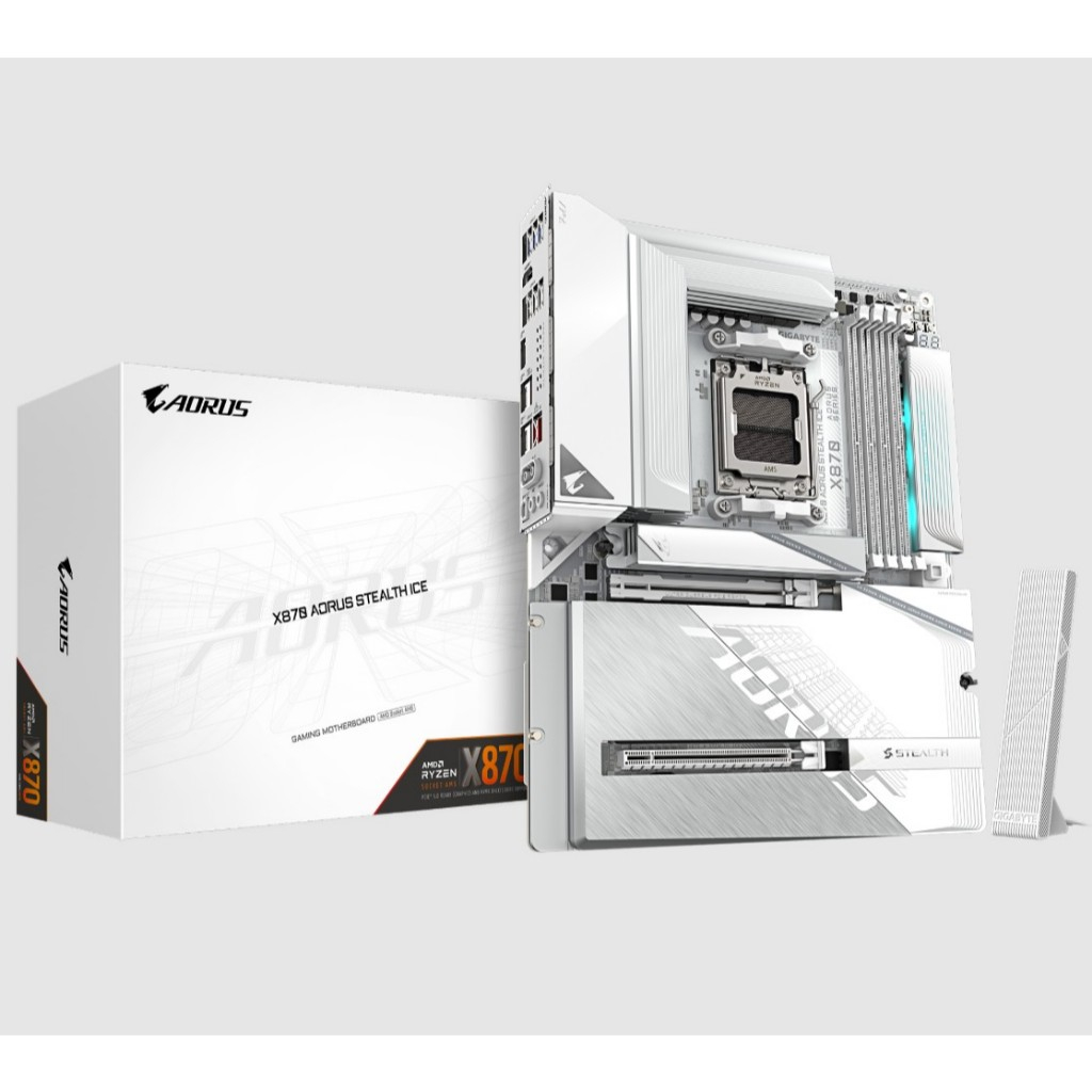AORUS X870 STEALTH ICE MAINBOARD