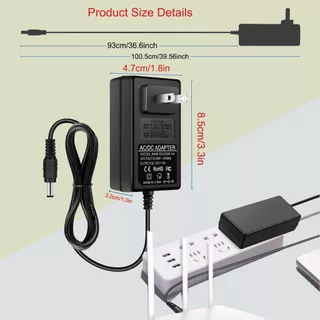 อะแดปเตอร์แปลงพาวเวอร์ซัพพลาย Ac 110-240V Dc 12V 3A 3000mA สําหรับโทรศัพท์ของเล่น สำหรับ IP CAMERA ที่ชาร์จ DC