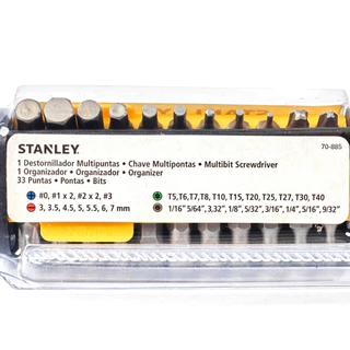 STANLEY ชุดไขควงเปลี่ยนหัวได้ 34 หัว : 70-885
