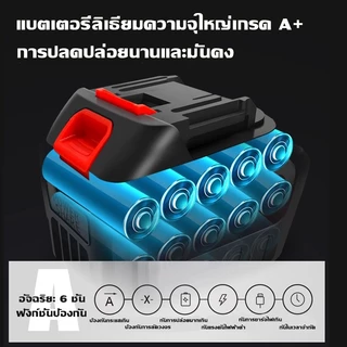 【รับประกัน5ปี】เครื่องตัดแต่งพุ่มไม้ไร้สาย 399V คมกริบ เครื่องเล็มหญ้าไฟฟ้าไร้สายไร้แปรงถ่านแบบ เลื่อยตัดแต่งกิ่งหญ้าสวน
