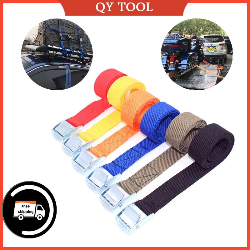 3M/1M สายรัด ท้ายรถมอเตอร์ไซค์  สายรัดมอเตอร์ไซค์ เข็มขัดรัดสินค้าสายรัดที่แข็งแรง