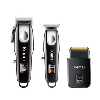 Kemei Km-8531 ปัตตะเลี่ยนตัดทรงผม ตัดผมเท่ แต่งลาย พร้อมหน้าจอLCD แสดงผล