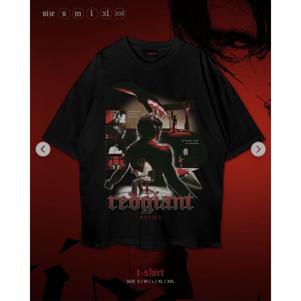 เสื้อยืด เจฟ ซาเตอร์  Size M จาก Official Merchandise "Jeff Satur Red Giant Concert