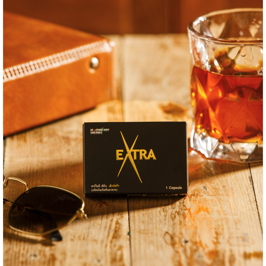 Extra เอ๊กซ์ตร้า  1กล่อง6แคปซูล ผลิตภัณฑ์เสริมอาหารสำหรับผู้ชาย