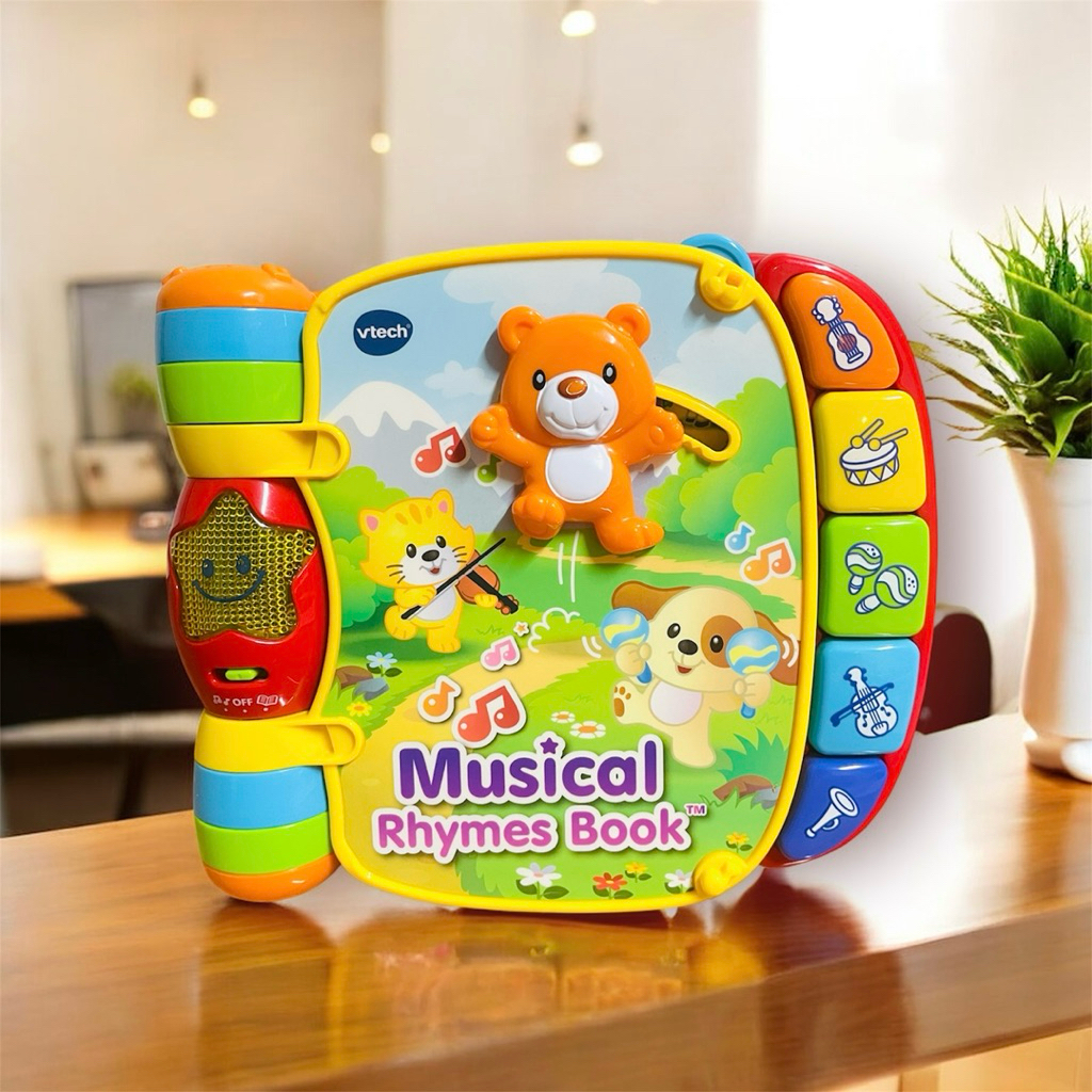 ของเล่นหนังสือนิทานเพลง หนังสือกดมีเสียง Vtech Musical Rhymes Book 📚แท้💯มือสอง