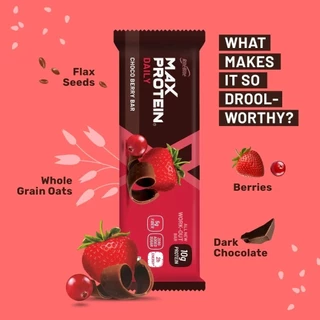 [แบบแพ็ค 6 ชิ้น] Max Protein Bars protein snack โปรตีนบาร์ ช็อกโกแลตบาร์ 10 g. ดีต่อสุขภาพ & อร่อย!!