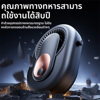 Zolura Y10 Mini Fan Hanging Neck Fan Outdoor Sports Creative Fan Small Potable Fan Table Table Fans Fansed Neckband พร้อ
