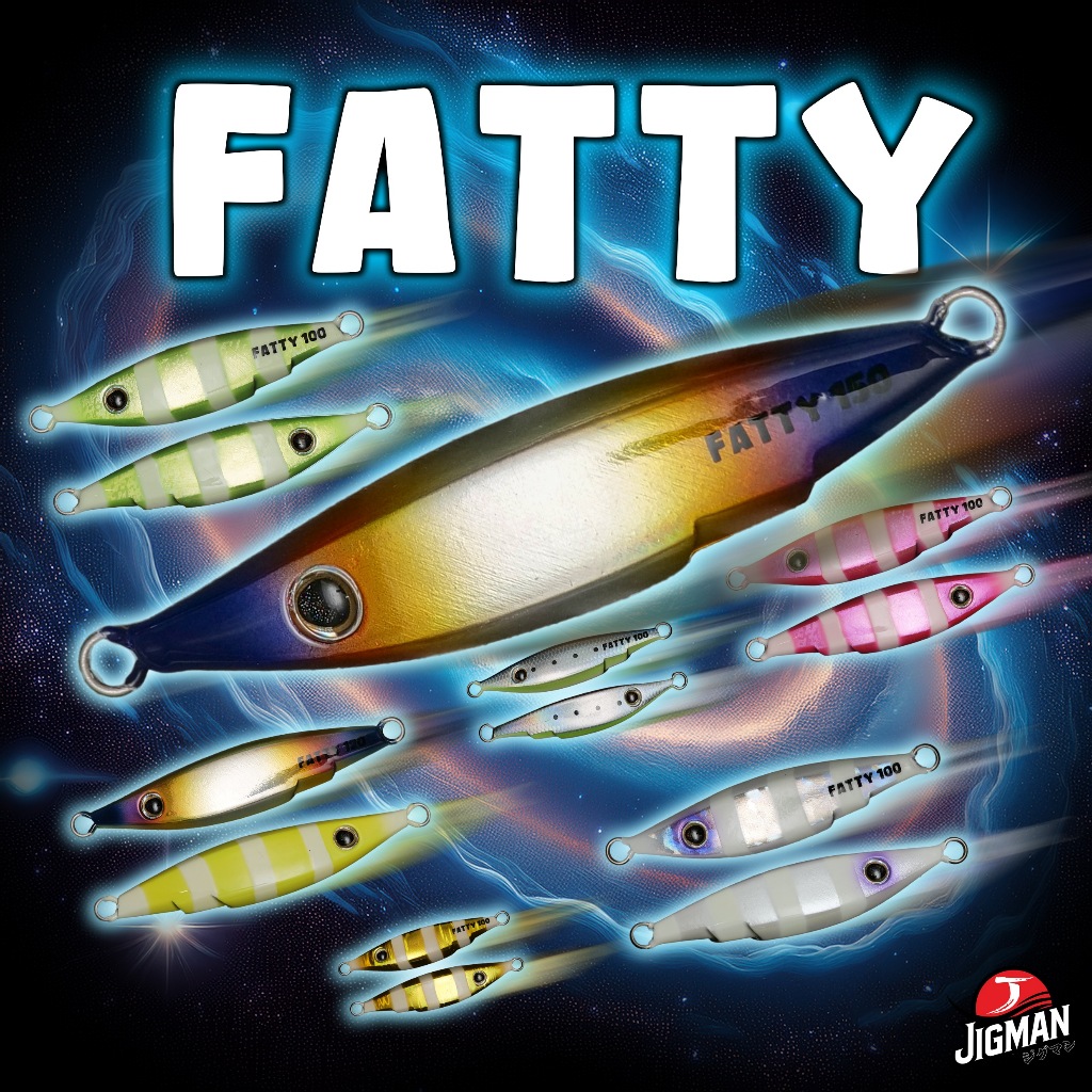 JIGMAN " FATTY " 30g 40g 60g 80g 100g 120g 150g  *** เหยื่อจิ๊ก จิ๊กแมนแฟตตี้ JAPAN QUALITY 100% ***
