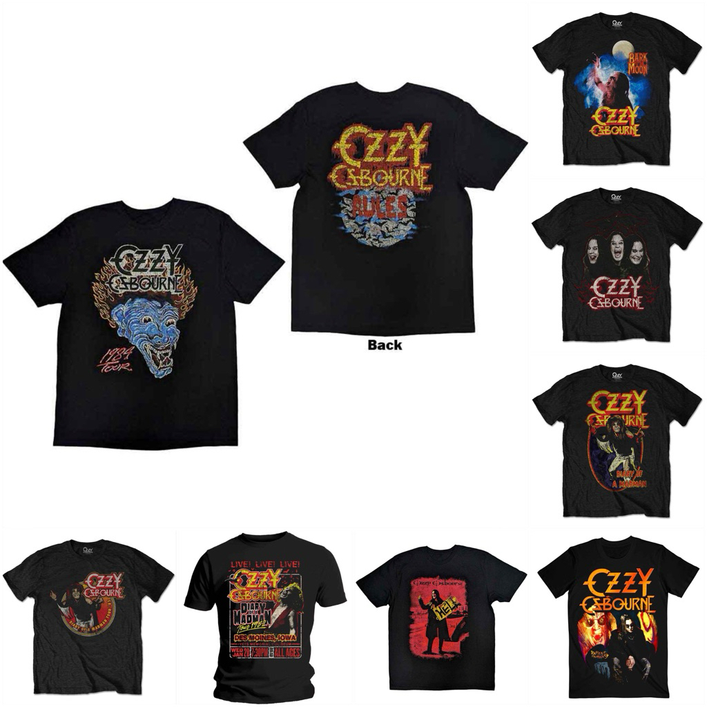 ⚠️เปิด PREORDER เสื้อวงดนตรี Ozzy Osbourne T-Shirt ลิขสิทธิ์ของแท้ UK 🇬🇧🤘🔥