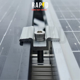 ราคาดีส่งไว Mid clamp ยึดกลางแผงโซล่าเซลล์ Solar mounting อุปกรณ์โซลาเซลล์ (ราคาต่อชิ้น) 52211