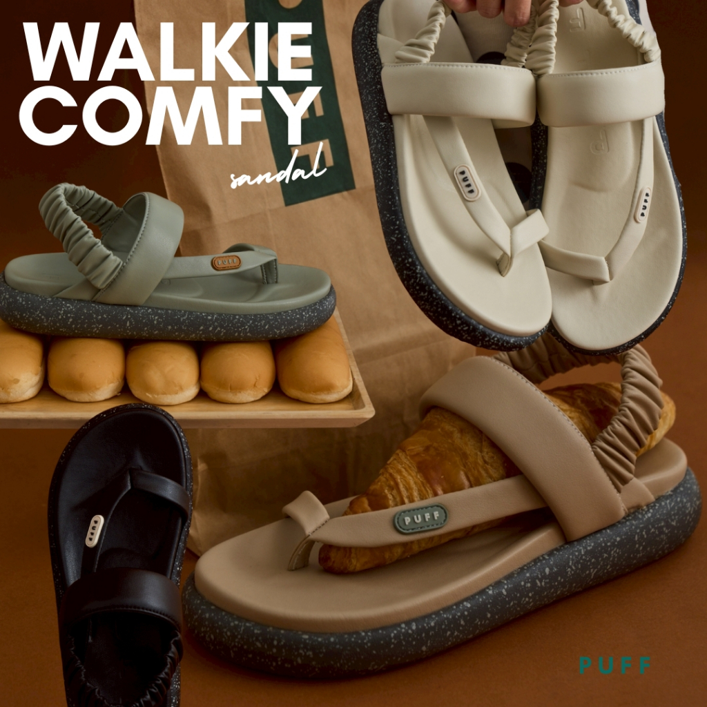 PUFFSHOES.OFFICIAL : Walkie Comfy Sandal
