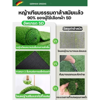 🏆อย่าเลือกแล้วกำไรแค่ ฿1🏆หญ้าเทียม 3CM ทนไฟไม่หดตัว ระบายน้ำง่าย สีไม่ซีด สีเหมือนจริง ของตกแต่งบ้าน หญ้าเทียมปูพื้น