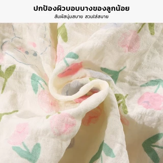 80-130พร้อมสต็อกเด็กเวลาผ้าฝ้ายเสื้อผ้าบ้านลูกไม้เครื่องปรับอากาศเสื้อผ้าหญิงเด็กชุดลําลองชุดนอนแฟชั่นเด็กเสื้อผ้าอย่างร