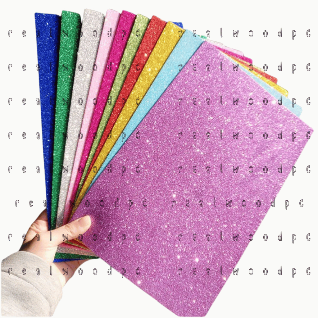 แผ่นโฟม กากเพชร 1แผ่น ผ้าสักหลาดแผ่นโฟมกากเพชร กระดาษโฟมกากเพชร กากเพชร โฟมกากเพชร A4 โฟม โฟมยาง EVA บอร์ด YC - รูปที่ 3