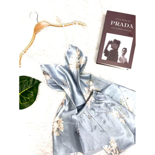 พร้อมส่ง!!!ชุดนอนเสื้อสายเดี่ยวกางเกงขาสั้น ผ้าซาติน